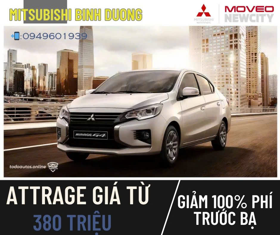 Mitsubishi Attrage 2024 Giao Ngay